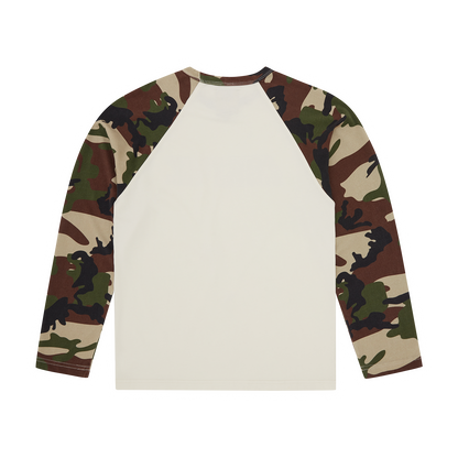 ROCK RAGLAN LS [WOODLAND CAMO]