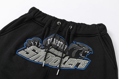 London Shooters Black Blue Pants