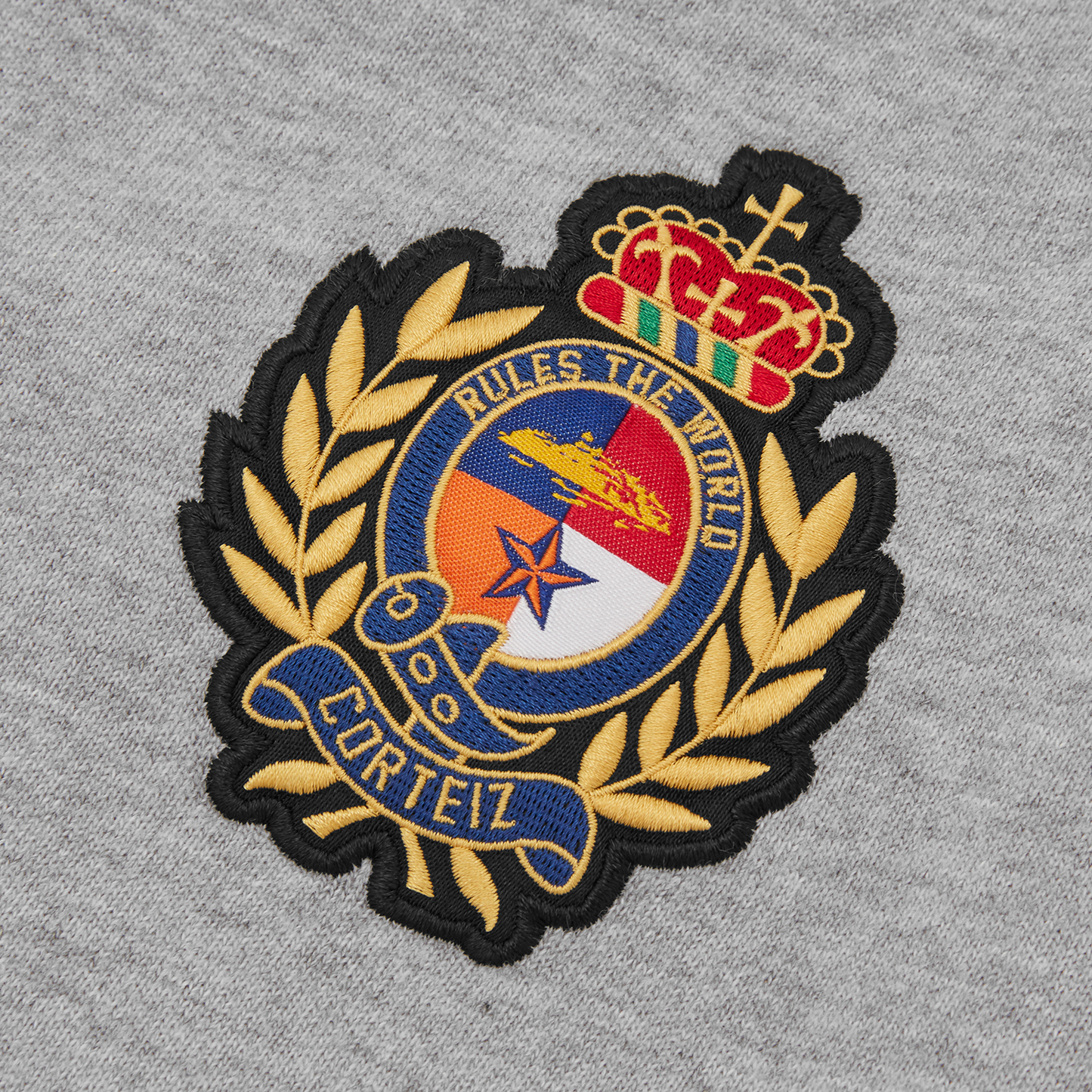 ROYALE CREST OPEN HEM SWEATPANT [HEATHER GREY]