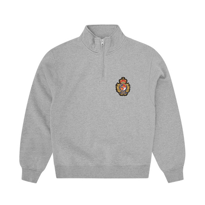 ROYALE CREST QUARTER ZIP [HEATHER GREY]