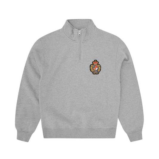 ROYALE CREST QUARTER ZIP [HEATHER GREY]