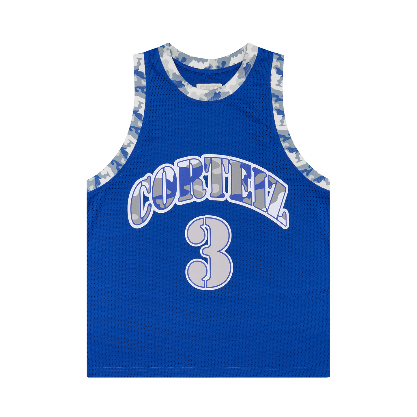 STENCIL CAMO BBALL JERSEY [ROYAL BLUE]
