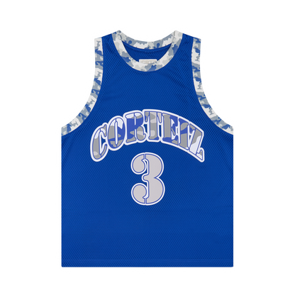 STENCIL CAMO BBALL JERSEY [ROYAL BLUE]