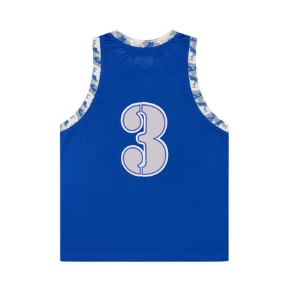 STENCIL CAMO BBALL JERSEY [ROYAL BLUE]
