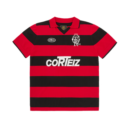 STRIPED KNIT JERSEY [RED]