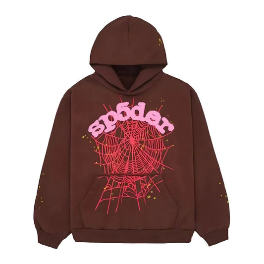 V2 Web Hoodie Brown