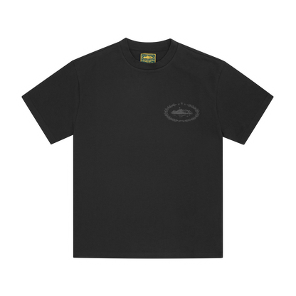 ROYALE HEAVYWEIGHT TEE [BLACK/BLACK]