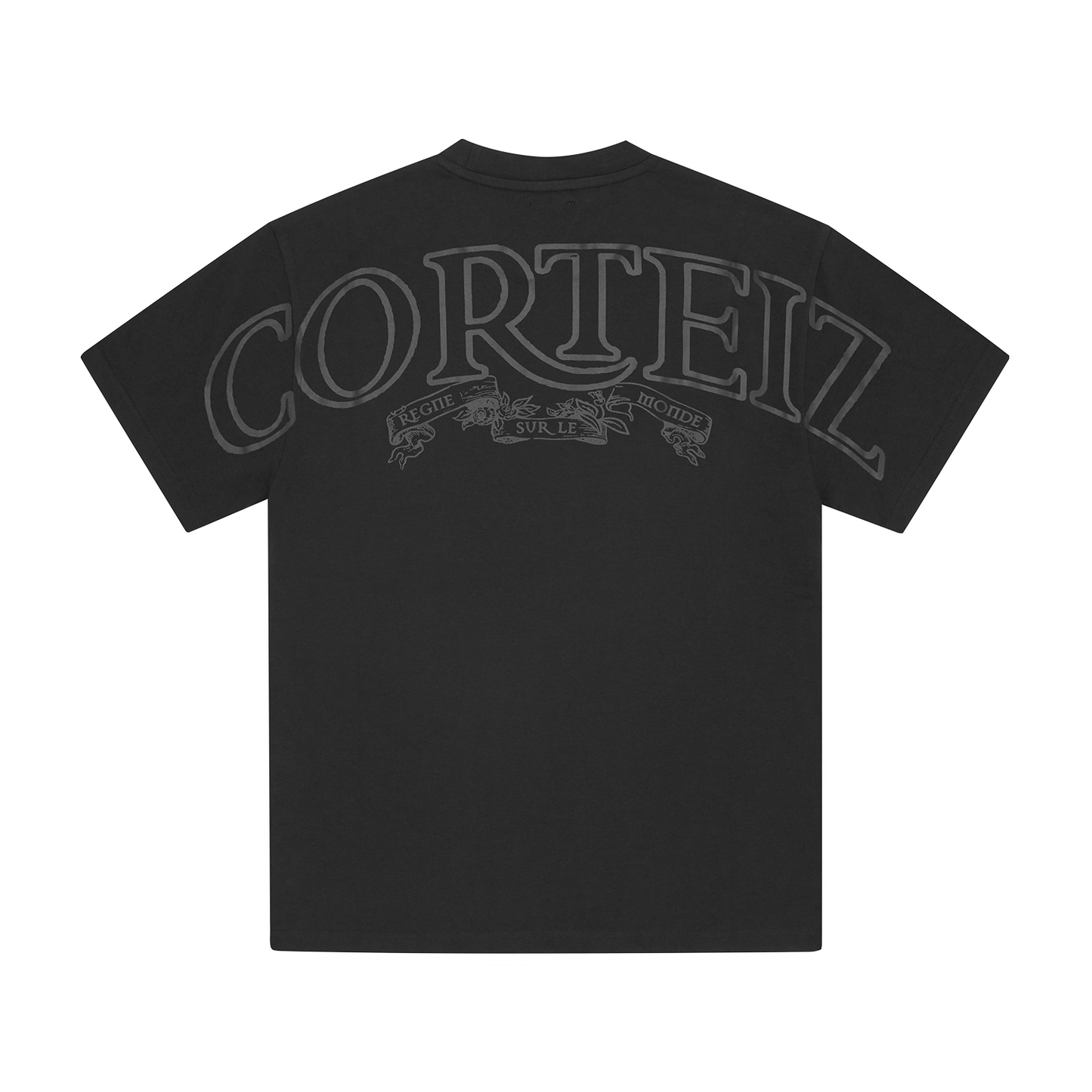 ROYALE HEAVYWEIGHT TEE [BLACK/BLACK]