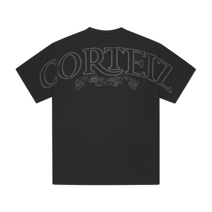 ROYALE HEAVYWEIGHT TEE [BLACK/BLACK]