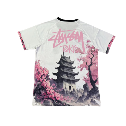 STÜSSY x “JAPAN” JERSEY - PINK DRAGON