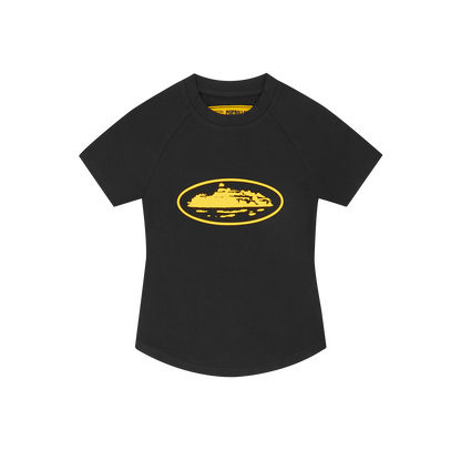 WMNS ALCATRAZ BABY TOP [BLACK & YELLOW]