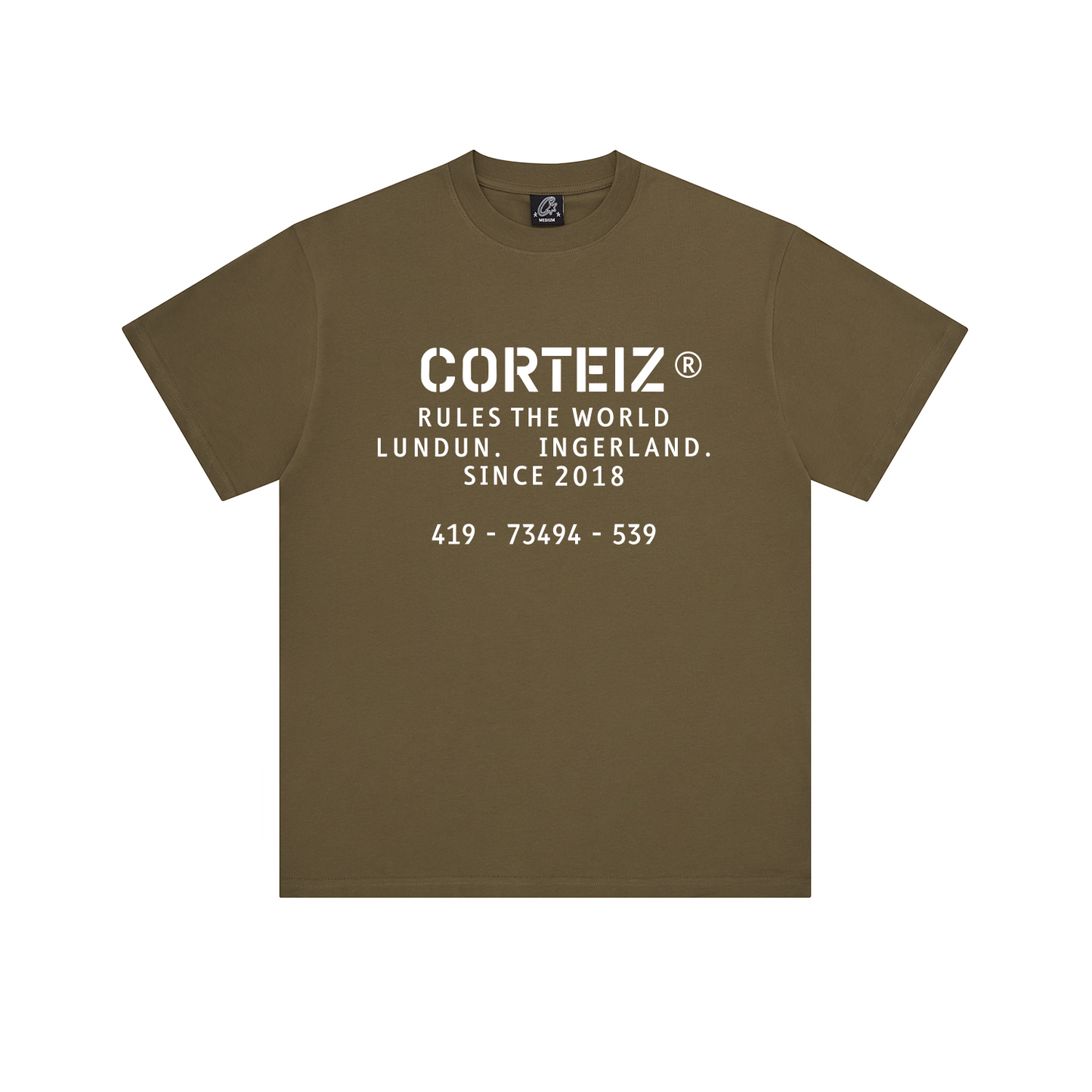 OG STENCIL TEE [KHAKI]