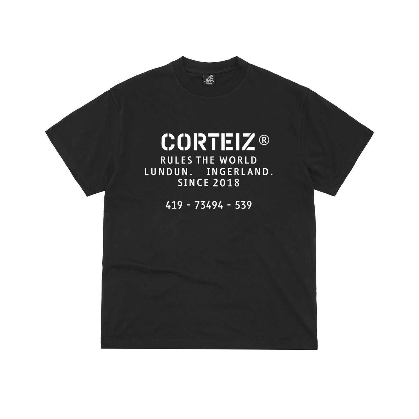 OG STENCIL TEE [BLACK]