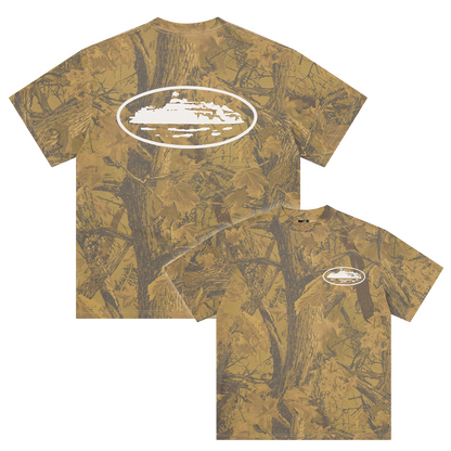 ISLAND PUFF PRINT TEE [FOREST CAMO]