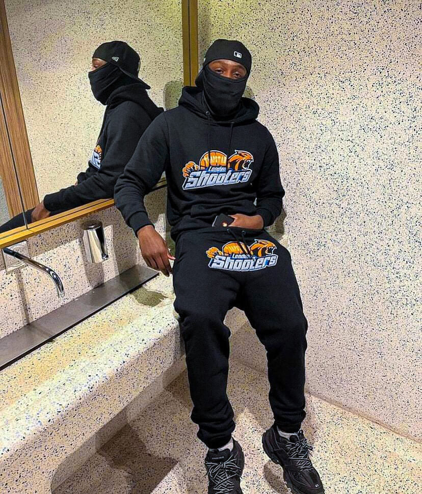 London Shooters Black Orange Tracksuit