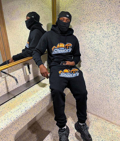London Shooters Black Orange Tracksuit