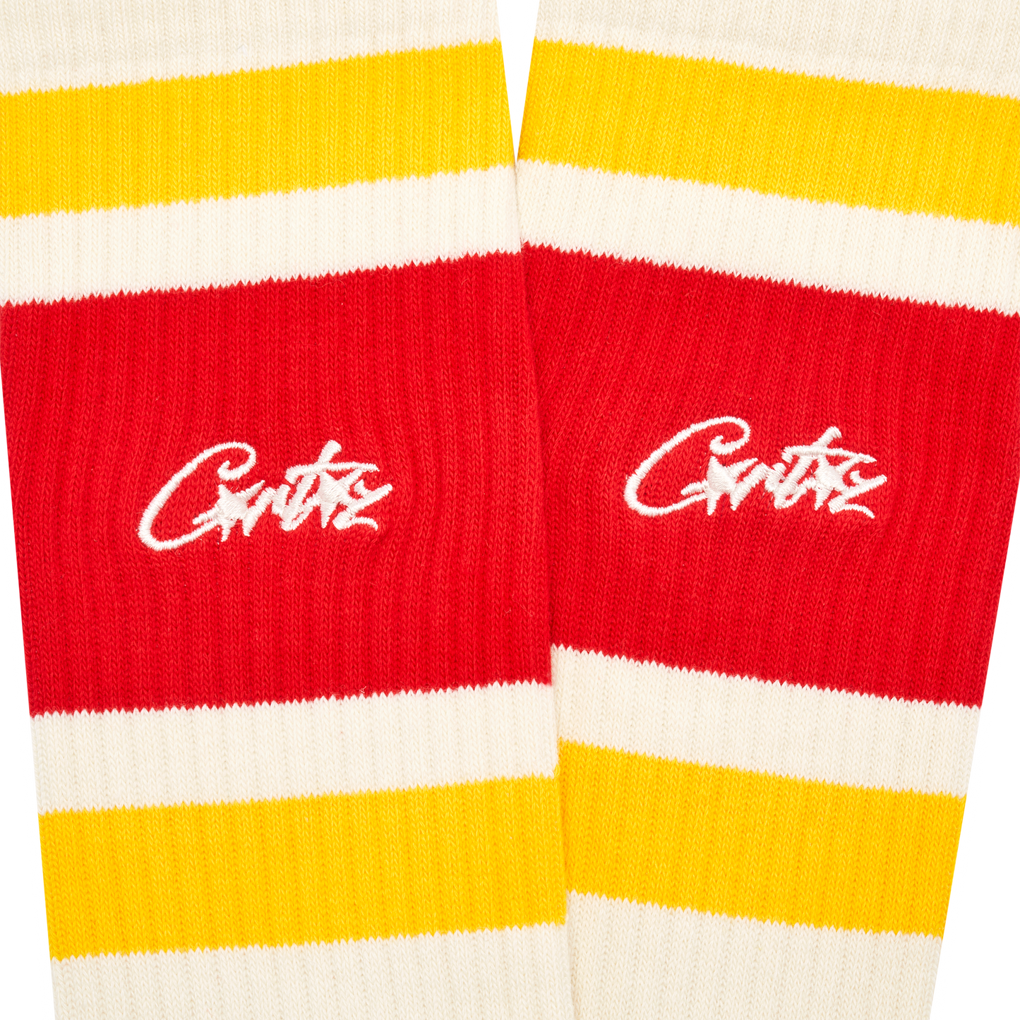 RETRO SOCKS [RED & YELLOW]