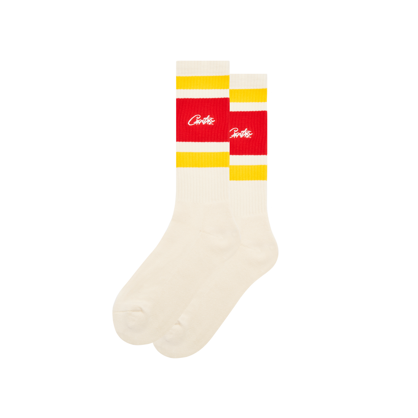 RETRO SOCKS [RED & YELLOW]
