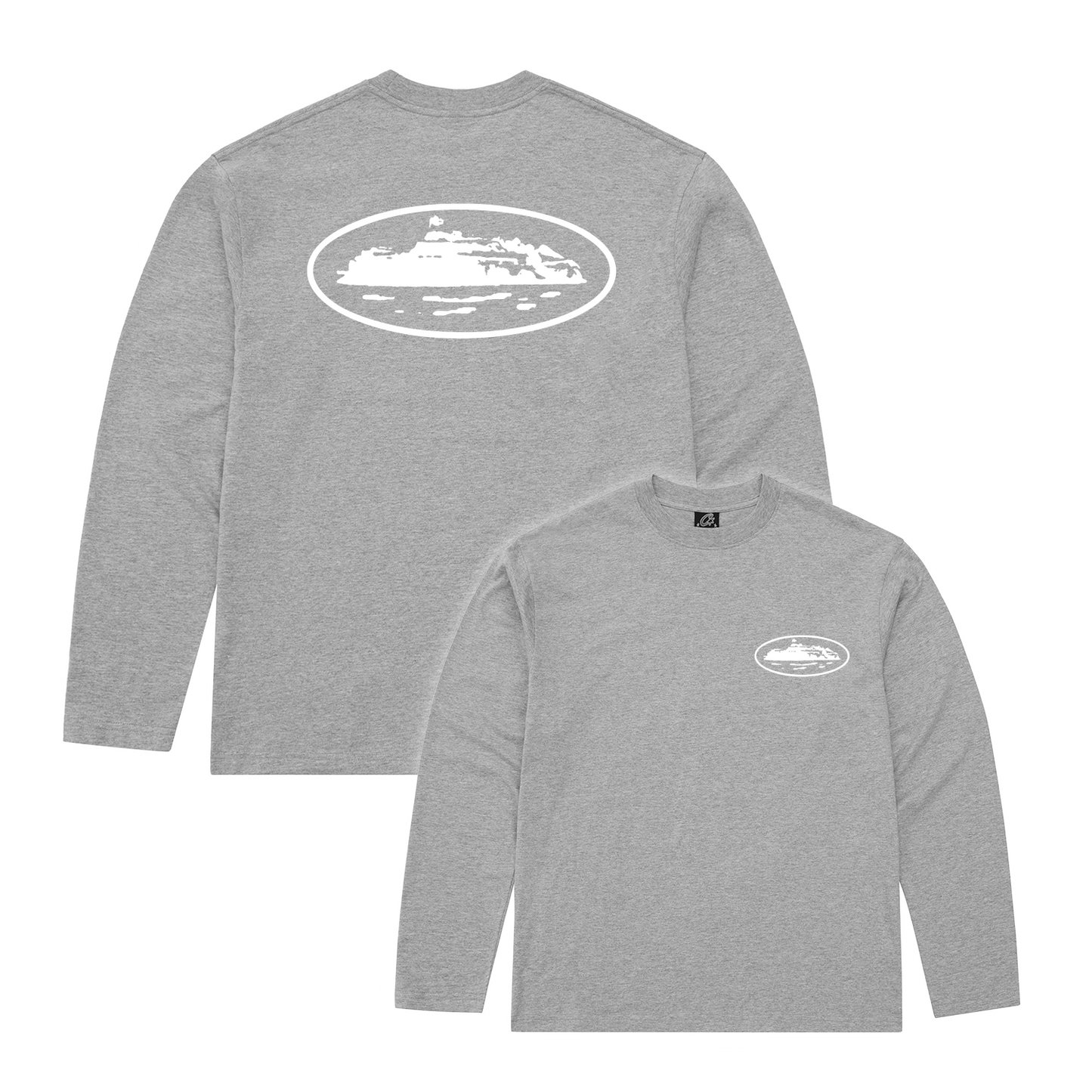 OG ISLAND LS TEE [GREY]