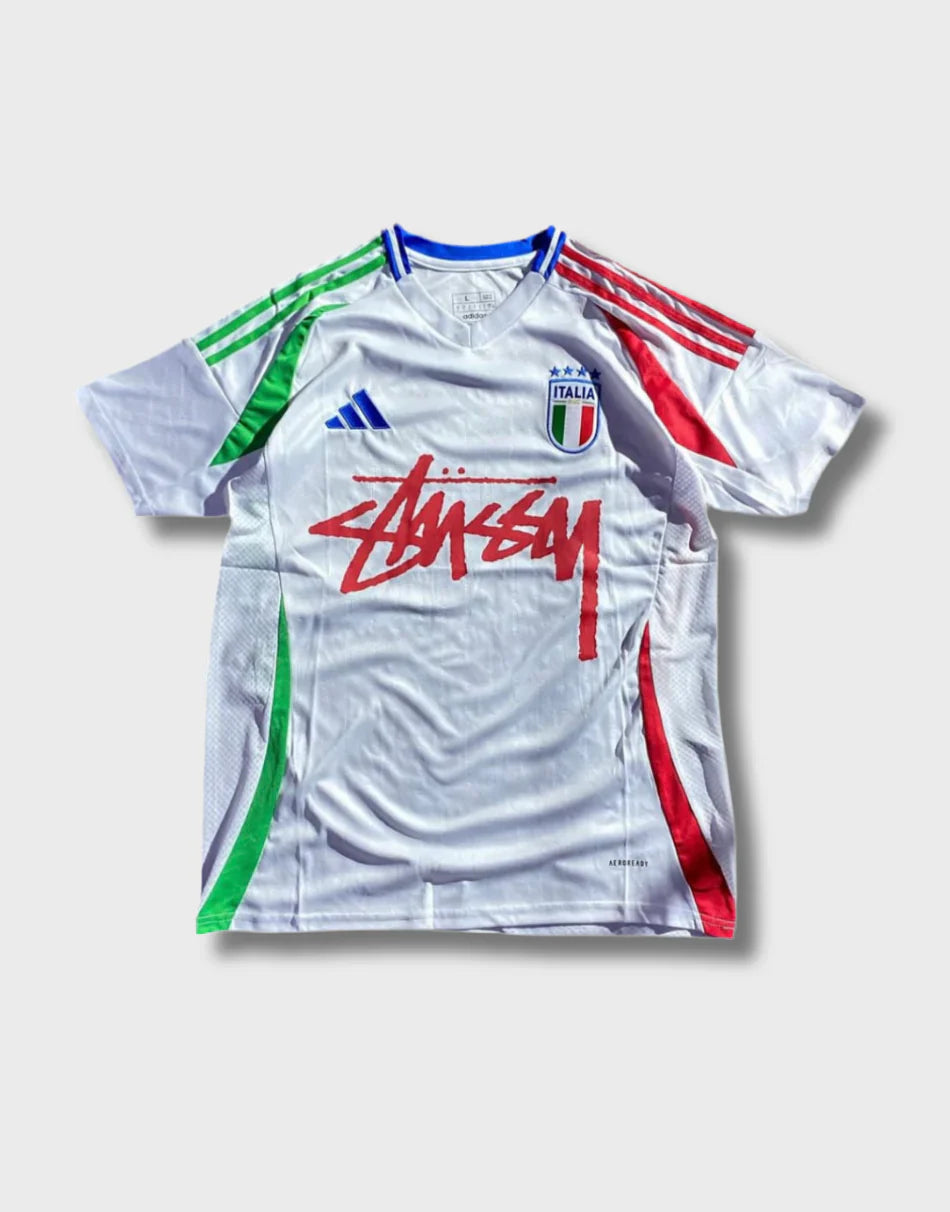 STÜSSY X “ITALY” JERSEY - white