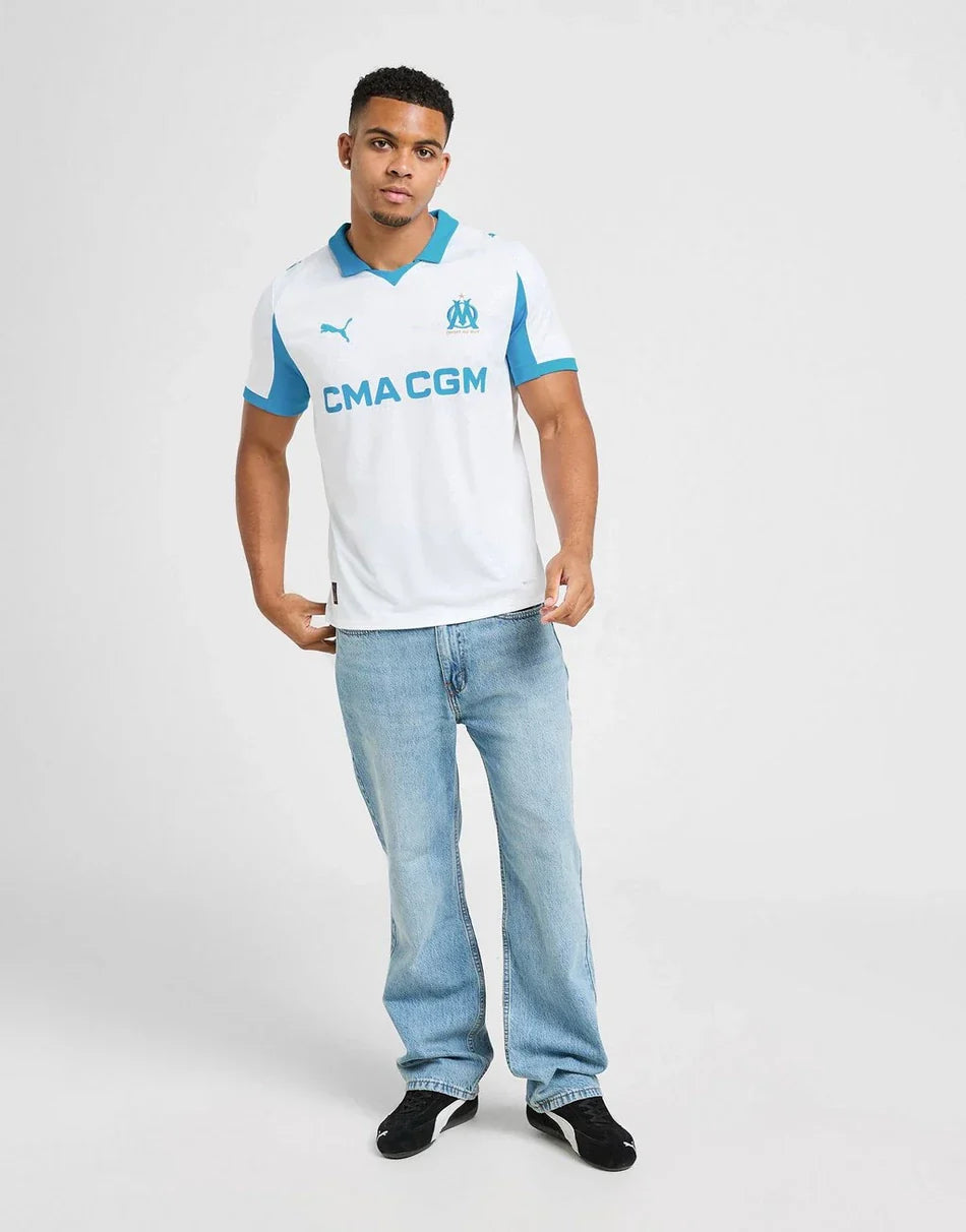 PUMA OLYMPIQUE MARSEILLE 2025/26 HOME SHIRT