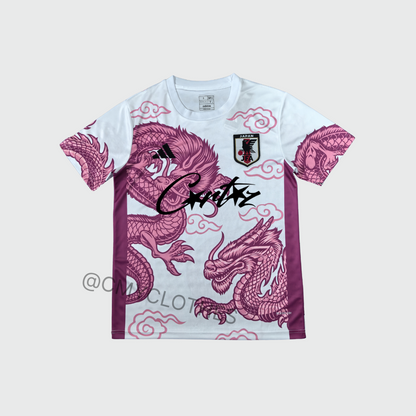 CRTZ x “JAPAN” JERSEY - PINK DRAGON
