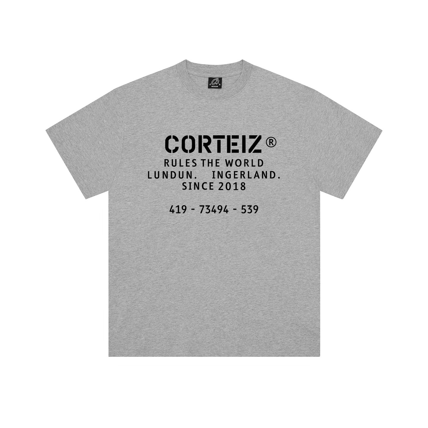 OG STENCIL TEE [GREY]