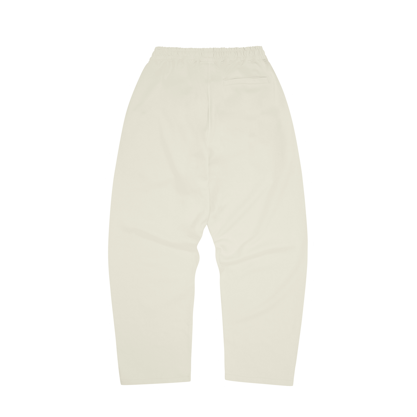 ISLAND PUFF PRINT OPEN HEM SWEATPANT [OFF WHITE]